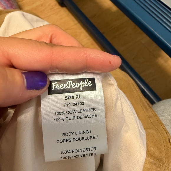 Free People XL moto jacket hey jealousy - Picture 5 of 6